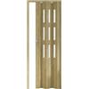 - Porta a soffietto Maya Vetrata in PVC stampa 3D 83,5x214 cm Cognac chiaro