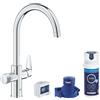 Grohe Starter kit con filtro ai carboni attivi GROHE Blue Pure StartCurve Cromo