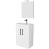 - Mobile bagno base lavabo a terra Minitower 60x84,5x36 cm bianco