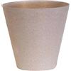 - Vaso per piante Eco Wood in plastica Ø 20 cm bianco