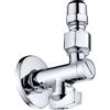 - Rubinetto sottolavabo a sfera snodo con filtro 1/2"x10