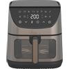 - Friggitrice ad aria Delicia 8 l 1700 W nero metallizato
