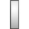 - Specchio da parete Minny 114x34 cm nero