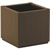 - Fioriera da esterno Stefanplast Ethica Plastica riciclata Caffè 36x36x35 cm