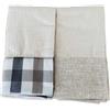 - Coppia strofinacci in cotone a nido d`ape Alba 50x70 cm 2 pz
