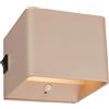 Briloner Applique LED Barro 100lm 3000K 10x8cm Beige