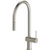 aQuasanit Lavabo bocca alta Vermont con doccino estraibile 2 getti acciaio