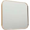 - Specchio con cornice dorata elegante 38x45x1,5 cm oro