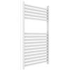 - Scaldasalviette idraulico in acciaio verniciato bianco 50x77 cm