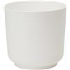 - Vaso da interno in plastica Satina Ø 17x16,8 cm bianco