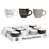NO BRAND Tazzina caffè 100 ml 8,5x6 cm colori assortiti