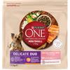 Purina ONE Crocchette per cani Purina ONE mini delicate salmone e riso 1,5 kg