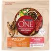 Purina ONE Crocchette per cani Purina ONE mini pelle e pelo manzo e riso 1,5 kg