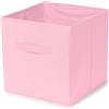 Compactor Cubo portaoggetti pieghevole rosa Simply 31x31x31 cm