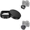 JJC Paraluce quadrato con cappuccio per Fujinon XF 23mm & XF 33mm F1.4 R LM | Sostituisce il cofano LH-XF23-2 per Fujifilm X-T30 III X-T5, baionetta stampata a iniezione PC, previene la vignettatura