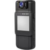 GALPADA Videocamera Mini con Clip Posteriore, Lente Ruotabile, Schermo | Corpo in ABS Nero, Ripresa Notturna, Angolo Regolabile, per Sicurezza e Registrazioni All'aperto