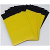 docsmagic.de 100 Premium Bi-Color Card Sleeves Mat Yellow/Black Standard Size 66 x 91 Bustine Giallo Nero