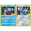 Pokémon Dialga & Palkia - Lotto di carte di celebrazione Pokemon - Legendary Holo Foil - 020/025 & 004/025