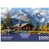 Pazeel Mountain Lake Cottage 1000 Pezzi Puzzle Classici Per Adulti E Bambini Da 14 Anni E Più Giochi Del Cervello Sfida Impossibile - Decorazione Della Casa 38x26cm/1000pcs