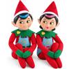 The Elf on the Shelf Elf Mates Chef Boy & Girl - Confezione da 2 | Bambole di Natale morbide, gentilezza e gioco fantasioso per bambini