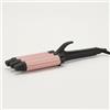 JOCCA - Pinza tripla per onde con 3 tubi da 25 mm, ceramica con tormalina, 200 °C, riscaldamento rapido, cavo girevole a 360°, onde naturali e durevoli