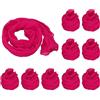 PATIKIL Tessuto Fiori a Calza, 10 Pezzi Calze Fiori in Rete Nylon Materiale Calze Seta a Trazione Fiori Fai-Da-Te Creazione Fiori Artigianali Decorazione Domestica, Rosa Corallo Chiaro