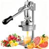 Struxly Spremiagrumi Manuale,Spremiagrumi a Leva,Professionale Limone Manuale,Spremi Agrumi Facile da Pulire,Agrumi Commerciali per Arance, Limoni, Lime, Melograno, Pompelmi,Grigio Chiaro