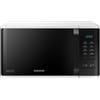Samsung Microonde Ceramica Enamel 23L 800W Bianco e Nero MS23K3513AW/EC | Interno in ceramica smaltata facile da pulire, scongelamento rapido Quick Defrost, modalità ECO per risparmio energetico