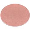 rugsx ETON PLUS Tappeto per soggiorno e camera rosa cipria Rotondo 133 cm
