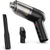 Voltix Aspirapolvere Portatile Senza Fili Nero | Filtro HEPA Lavabile, 2 Accessori Inclusi, Per Auto e Ufficio, Mini Design Compatto
