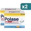 Polase Plus Più Magnesio E Potassio Integratore Alimentare Sali Minerali Arancia Mandarino 2 confezioni da 24 Bustine