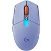 LOGITECH Mouse da gioco wireless Logitech G G305 X Superlight, colore: viola