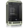 Thermaltake Case per PC Thermaltake The Tower 300, formato Mini Tour Micro-ATX, con 2 ventole da 140mm, 3 pannelli in vetro temperato, colore verde matcha