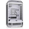 Thermaltake Case per PC Thermaltake The Tower 300, formato Mini-Torre, compatibile con schede madri Micro-ATX, dotato di 2 ventole da 140mm, porta USB 3.0 Type-C, pannello laterale in vetro temperato, colore Limestone