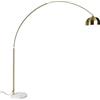 Qazqa xxl - Lampada da terra Moderno - 1 luce - L 2210 mm - Oro/Ottone - Moderno - Soggiorno I Camera da letto