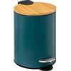 5 five simply smart 5five - Pattumiera soft close 3l modern color blu petrolio