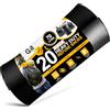 G4GADGET Sacchetti per la spazzatura da 70 l, extra resistenti, resistenti, per casa, giardino, ufficio, cucina, ufficio