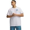 Under Armour Uomo Maglietta Larga con Grafica sul Retro del Logo Blur, Black