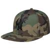 New Era 59Fifty CAMO WDC Yankees Berretto da baseball da donna/uomo - berretto da baseball piatto MLB con visiera posteriore chiusa per estate/inverno