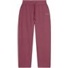 FREDDY pantaloni donna carrot fit in French Terry con fondo alla caviglia stampa metallizzata e tasche interne