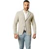 CLASSE77 Blazer in Cotone, Giacca Jacket da Uomo Slim Fit - Punto Cucitura Chicco di Riso - Artigianale, Made in Italy - Casual, Classica Sportiva