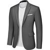 Autsel Blazer da Uomo Slim Fit Formale Business con 2 Bottoni Giacca da Abito Elegante d'Affari per Matrimonio Festa Cena