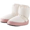 E-ALLDIR Caldi Stivali da Danza Classica - Stivali da Balletto Termici con Fibbia Regolabile alla Caviglia, Suola in PVC Antiscivolo, Fodera in Cotone di Seta 80 g