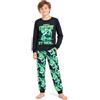 Get Trend Minecraft Creeper | Super Mario e Luigi Pigiama Bambino e Ragazzo Lungo, Pigiama Invernale Pesante con Pantalone e Maglia Maniche Lunghe, Gamer Regalo per Bambini e Ragazzi