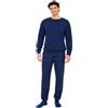 Intimitaly Irge® Pigiama Uomo Invernale Lungo 100% Caldo Cotone Interlock in Scatola Idea Regalo di Natale Pigiama Uomo Cotone Lungo