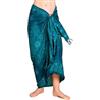 PANASIAM Pareo Peacock - Sarong Mare L-XXL - Telo Mare - Morbida Viscosa | Per donna & uomo, come gonna pareo, abito da spiaggia, copricostume, sarong da spiaggia, arazzo da parete, motivo stampato