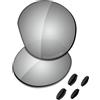 Saucer Lenti di ricambio premium per occhiali da sole Oakley HSTN OO9464 da 50 mm
