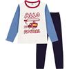 Petit Bateau Pigiama da Bambino in Cotone con Motivo Pompiere, 3A, Blu