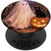 Halloween Ghost Black Cat Grip Holder Halloween Ghost Black Cat PopSockets PopGrip Adesivo