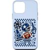 Football Game Day Navy Blue Team Pride C Custodia per iPhone 12 mini Giornata della partita di calcio blu marino Team Pride High School Cheer Mom